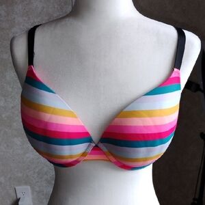 PINK Brand Colorful Striped Women's Bra